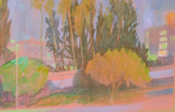 Nightfalls: Brian Lotti's Paintings are a “Liquid Ambien Haze”
